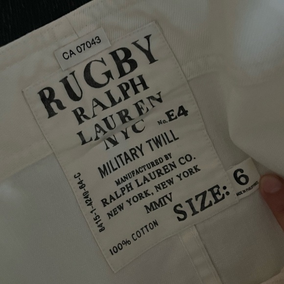 Rugby Ralph Lauren NYC Military Twill Cotton Skirt Size 6 - Picture 2 of 9